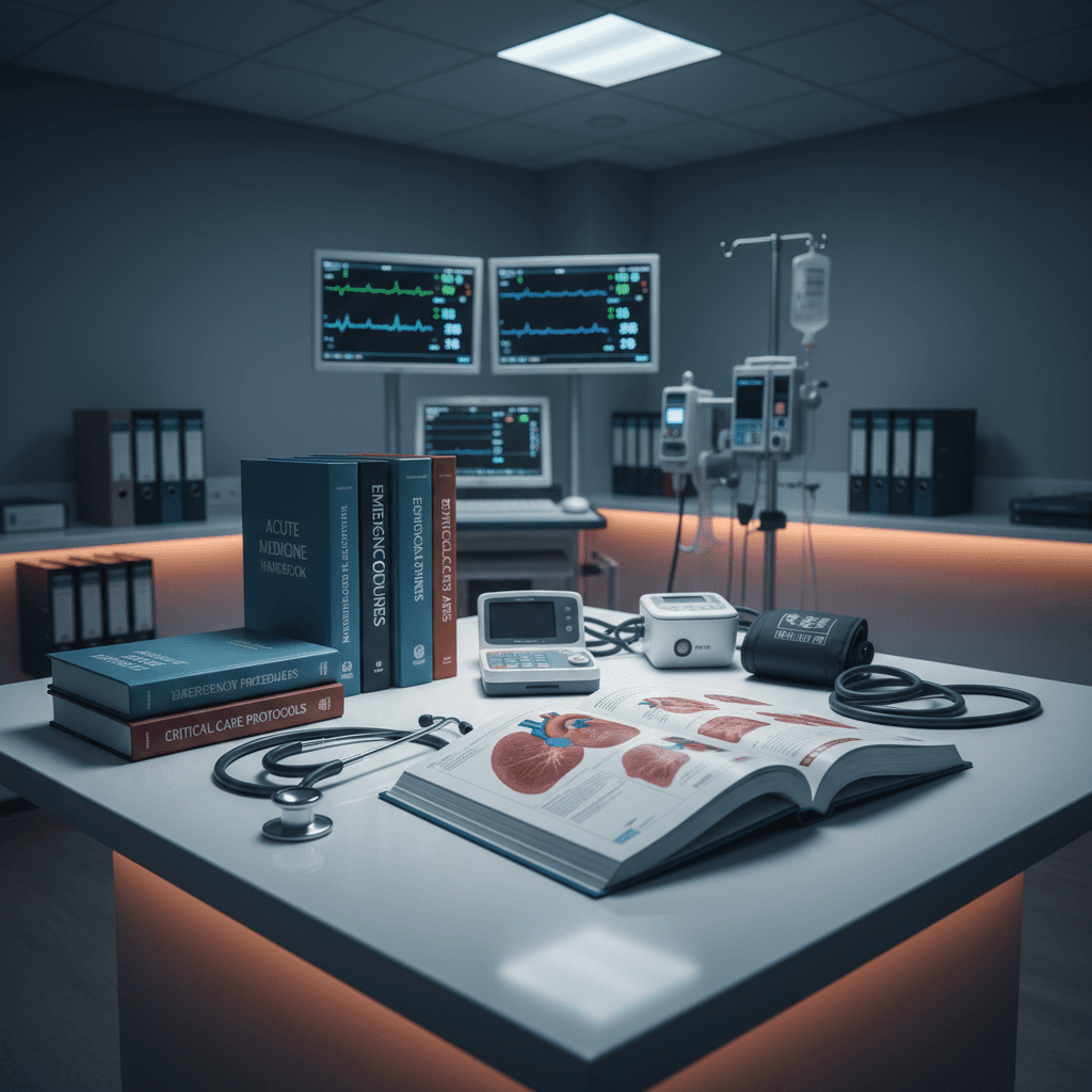 Acute and critical care nursing textbooks and resources