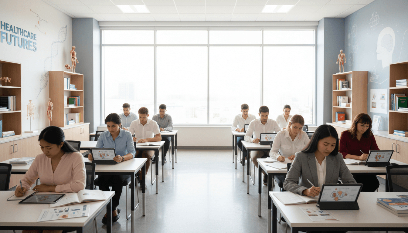Healthcare professionals in collaborative learning